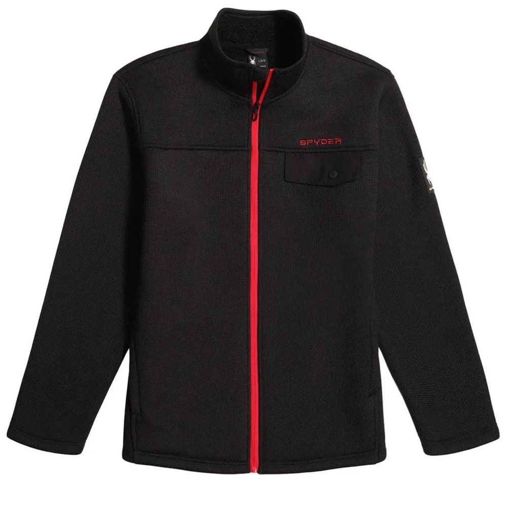 NWT Mens Spyder Expo Fleece Lined Full Zipped Coat/Jacket